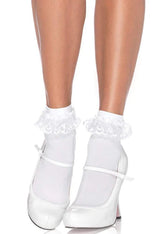 Diem Lace Ruffle Anklet Socks